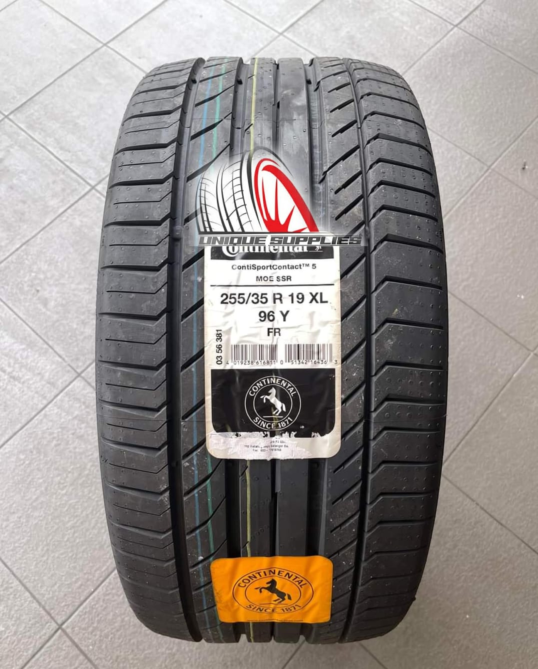 CONTINENTAL CONTISPORTCONTACT 5P SSR XL FR MOE 255/35 R19 96Y 